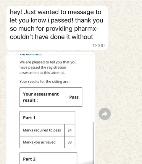 Student exam result