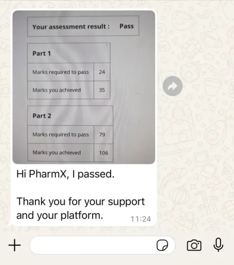Student exam result