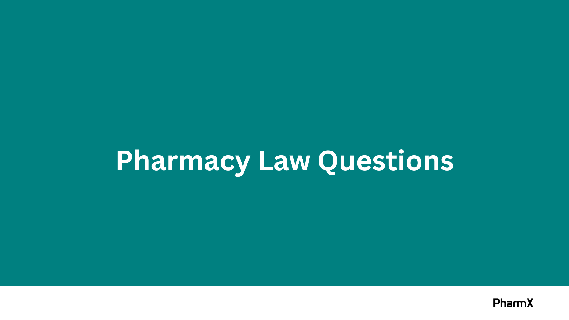 Pharmacy Law QBank cover