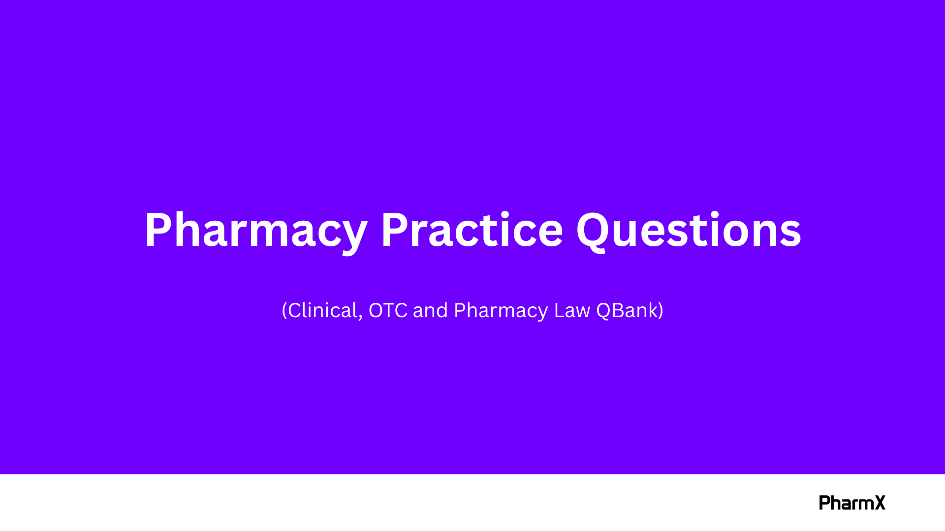Pharmacy Practice QBank cover
