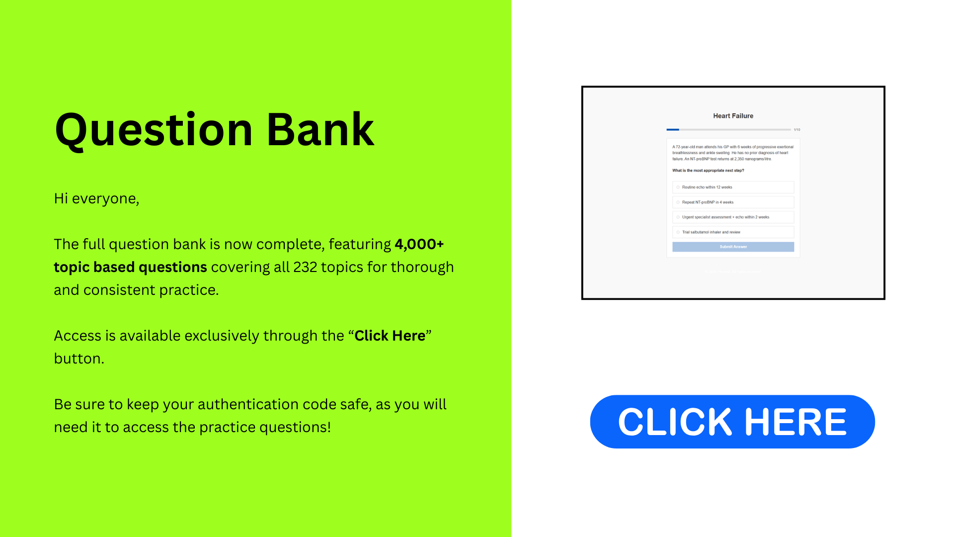 Topic-Focused QBank sample explanation